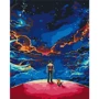 Картина за номерами Brushme Маленький принц у космосі 40x50 см (BS30081)