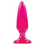 Анальная пробка Pleasure Plug Small, 10x3.5 см, розовый