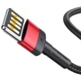 Кабель Baseus USB Cable to Lightning Cafule Special Edition 2.4A 1m Red/Black (CALKLF-G91): Тип USB Cable - Lightning