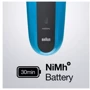 Электробритва Braun Series 3 310BT black/blue: Тип триммера Съемный