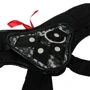 Трусы для страпона Sportsheets - Plus Grey & Black Lace Corsette Strap On