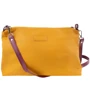 Женская дорожная сумка Laskara желтая (LK10240-yellow-purple): Стиль Повседневный (Casual)