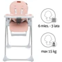 Стульчик для кормления Kidwell BENO Pink (4096) фото 6