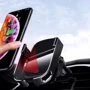 Держатель Baseus Car Holder Wireless Charger Air Vent Rock Solid Electric 10W Black (WXHW01-01) фото 5