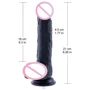 Фаллоимитатор-насадка Hismith 8.3" Silicone Dildo Black