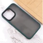 Чехол для iPhone Mobile Case TPU+PC Metal Buttons Green for iPhone 12 | 12 Pro: Тип чехла накладка на заднюю часть