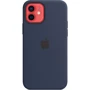Чехол для iPhone Apple Silicone Case with MagSafe Deep Navy (MHL43) for iPhone 12/iPhone 12 Pro: Материалы силикон