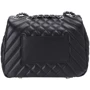 Женская сумка через плечо Der Flinger черная (SHIDF2020043-black): Фактура Зернистая, Стеганая, Матовая