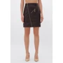 Юбка FashionUp YUB-1075A-XL 48 коричневая карандаш до середины бедра
