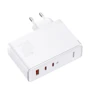 Зарядное устройство Baseus Wall Charger GaN5 Pro 2xUSB-C+USB 140W with USB-C Cable White (CCGP100202): Кабель в комплекте USB-C