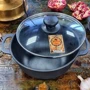 Котелок чугунный Maysternya со стеклянной крышкой 26 см 6 л (Т404С3) фото 1
