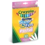 Фломастери CRAYOLA Supertips (washable) пастельні 12 шт (58-7515)