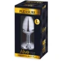 Металлическая анальная пробка с кристаллом Alive Mini Metal Butt Plug Blue L