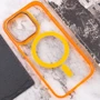 Чехол для iPhone Epik TPU Iris with MagSafe Orange for iPhone 14: Тип чехла накладка на заднюю часть