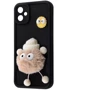 Чехол для телефонов Mobile Case Pretty Things Black/Fluffy White for Samsung A065 Galaxy A06