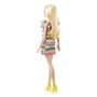 Кукла Barbie Модница с брекетами в полосатом платье (HPF73): Высота, см 29