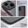 Чехол для телефонов ArmorStandart Frosted Matte Red for Xiaomi Redmi Note 13 4G (ARM73357): Тип накладка на заднюю часть