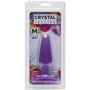 Анальная пробка Doc Johnson Crystal Jellies Butt Plug Medium (фиолетовый)