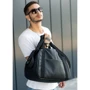 Сумка чоловіча Sambag Vogue LQH чорна (90221001): Фактура Гладкая, Матовая