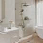 Душевая система Lefton Thermostatic Shower System with 5 Water Modes and Temperature Display Screen-SST2206 Brushed Gold: Термостат Есть