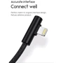 Кабель T-PHOX USB Cable to Lightning Gaming 3A 1m Black (T-L832 Black) фото 8
