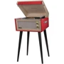 Виниловый проигрыватель Crosley Bermuda (Red): Форма тонарма Прямая