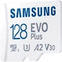 Карта пам'яті Samsung 128GB microSDXC Class 10 UHS-I U3 V10 A1 EVO Plus + adapter: Тип карти MicroSDXC