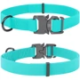 Ошейник WAUDOG Waterproof, светящийся, водостойкий, пряжка кобра 15 мм 20-40 см ментоловый (2712)