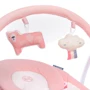 Качели El Camino розовая (ME 1047L AIRY Rose Leaves): Дополнительные удобства пульт ДУ, дуга с игрушками, Ремни безопасности, Звуковое сопровождение, Изменение наклона