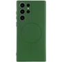 Чехол для телефонов Lakshmi Case Silicone Cover Full Camera MagFit Dark Green for Samsung S918 Galaxy S23 Ultra