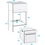 Духова шафа електрична Beko BIM32301XMS: Об'єм, л 82