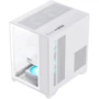 Корпус Gamemax Infinity Mini White: Материал передней панели закаленное стекло