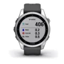 Смарт-часы Garmin Fenix 7S Silver with Graphite Band (010-02539-01): Сенсорный экран есть
