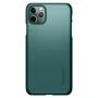 Чохол для iPhone Spigen Thin Fit Midnight Green (ACS00410) for iPhone 11 Pro Max: Колір зелений
