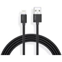 Кабель T-PHOX USB Cable to Lightning Nets 2m Black (T-L801 (2) black)