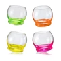 Набор стаканов Bohemia Crazy neon для виски 4х390 мл (7594 25250 390S D4904)