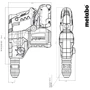 Перфоратор Metabo KH 18 LTX BL 28 Q Set ISA (601715900): Макс. число оборотів холостого ходу, об/хв 1000