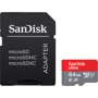 Карта памяти SanDisk 64GB microSDXC Class 10 UHS-I Ultra + adapter (SDSQUAB-064G-GN6IA)