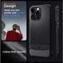 Чехол для iPhone Spigen Rugged Armor MagFit Matte Black (ACS06561) for iPhone 15 Pro Max: Материалы поликарбонат и полиуретан