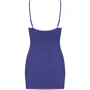 Комплект Obsessive Blackardi chemise, синий, S/M
