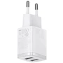 Зарядное устройство Baseus Wall Charger 2xUSB Compact 10.5W White (CCXJ010202): Сила тока 2.1А