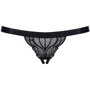 Трусики-стринги Obsessive 828-THC-1 black S/M