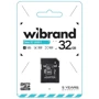 Карта памяти Wibrand 32Gb microSDHC Сlass 10 UHS-I U1 + adapter (WICDHU1/32GB-A): Тип карты MicroSDHC