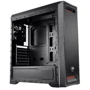 Корпус Cougar MX350 Mesh Black: Матеріал передній панелі пластик, сталь