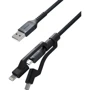 Кабель Nomad USB Cable to Lightning / microUSB / USB-C 1.5m (NM0191AB00): Тип USB Cable - Lightning/microUSB/USB-C