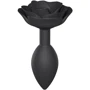 Силиконовая анальная пробка Love To Love OPEN ROSES L SIZE - BLACK ONYX