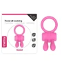 Эрекционное виброкольцо LoveToy Power Clit Cockring, Pink