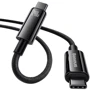 Кабель Baseus Cable USB-C to USB-C Tungsten Gold 240W 2m Black (CAWJ040101): Тип USB-C - USB-C