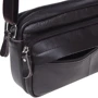 Мужская сумка через плечо Borsa Leather коричневая (k1t823-brown): Застежка Молния