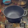 Котелок Maysternya чугунный со стеклянной крышкой 4 л (V4С3) фото 5